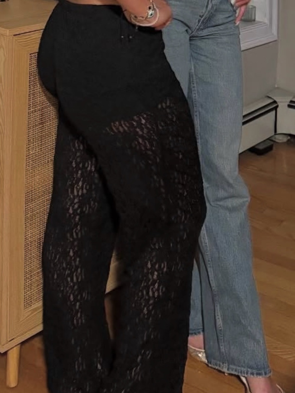 Lace pants